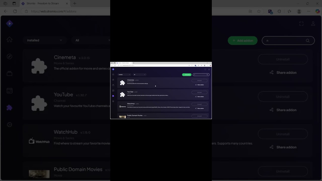 stream movies on stremio