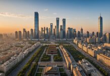 Pékin désignée Capitale mondiale de l’architecture 2029 par l’UNESCO Skyline architecturale de Pékin illustrant patrimoine et urbanisme durable