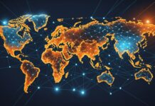 Confiance dans les médias : l’intelligence artificielle s’impose malgré la méfiance des lecteurs Illustration abstraite représentant la confiance dans l'information mondiale à l'ère de l'intelligence artificielle