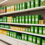 Greenwashing : la nouvelle réglementation qui va changer l’étiquetage de vos produits Étiquetage écologique de produits en rayon de supermarché
