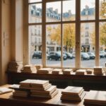 Rentrée littéraire : la fiction française mise sur les origines et l’exil Étagères de romans dans une librairie indépendante française pendant la rentrée littéraire