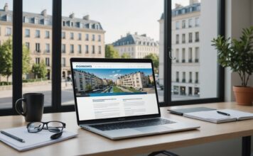 Idealista débarque en France pour bousculer le marché des portails immobiliers Illustration d'un portail immobilier en ligne consulté sur un ordinateur, symbole de l'arrivée d'Idealista sur le marché français