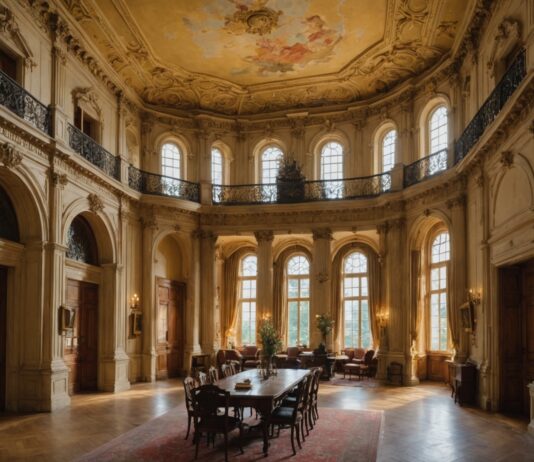 Journées du patrimoine : ces lieux fermés au public ouvrent leurs portes Intérieur d'un bâtiment patrimonial historique aux portes grandes ouvertes pour les Journées du patrimoine
