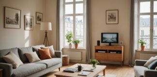 Comparatif internet : bien choisir son abonnement box sans se tromper Routeur wifi et ordinateur portable dans un salon lumineux, comparatif internet
