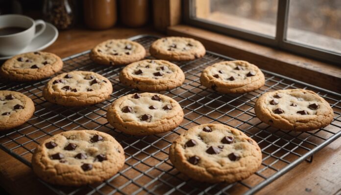 Cookies maison fraîchement sortis du four Recette cookies maison moelleux tout juste sortis du four