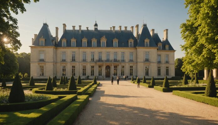 Château français emblématique du réseau du Pass Patrimoine, entouré de jardins