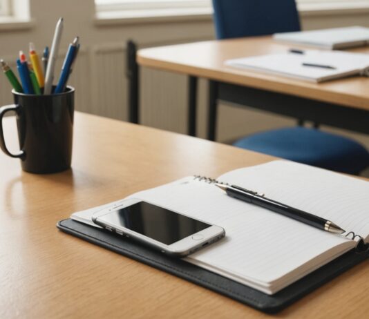 Téléphone portable interdit au lycée : ce que prévoit la nouvelle loi Smartphone rangé dans une pochette de classe, symbole de l'interdiction du téléphone au lycée