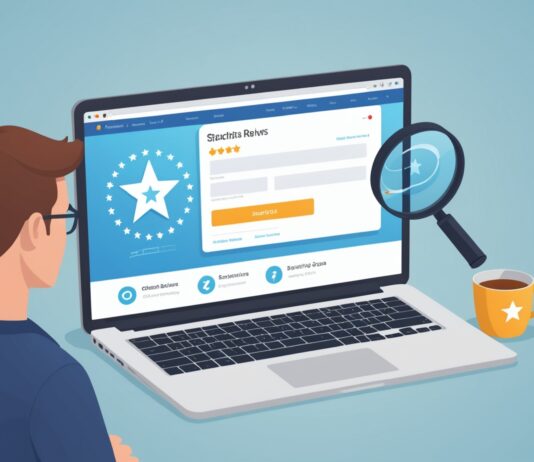 Faux avis en ligne : comment la DGCCRF traque les arnaques à la réputation Illustration d'une personne analysant des avis clients en ligne pour repérer les faux avis