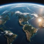 Limites planétaires 2026 : sept frontières de la Terre déjà dépassées Vue de la Terre depuis l'espace illustrant les limites planétaires dépassées en 2026
