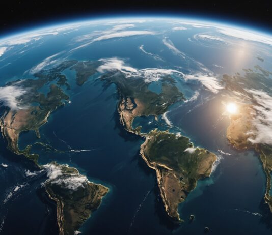 Limites planétaires 2026 : sept frontières de la Terre déjà dépassées Vue de la Terre depuis l'espace illustrant les limites planétaires dépassées en 2026