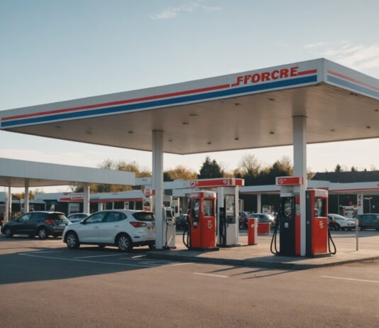 Aides au carburant 2026 : ce qui change pour les automobilistes face à la pénurie Pompes à carburant dans une station-service française en pleine journée