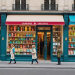 Pop Mart ouvre son premier flagship européen à Paris Boutique de figurines collector façon Pop Mart sur un boulevard parisien