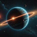 Signal radio détecté sur une exoplanète : ce que révèle cette première mondiale Illustration d'une exoplanète géante gazeuse avec des aurores et un champ magnétique intense dans l'espace