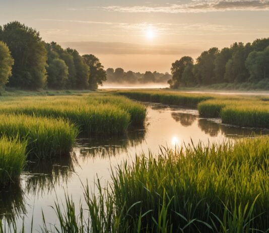 Biodiversité en France : un bilan officiel confirme la dégradation des habitats naturels Paysage de zone humide en France illustrant la biodiversité et les habitats naturels