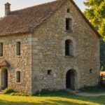 Loto du Patrimoine : cent nouveaux sites sélectionnés, et une définition du patrimoine qui s’élargit Ancien moulin en pierre en cours de restauration dans la campagne française, patrimoine local