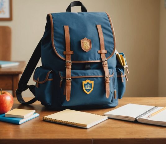 Assurance scolaire : ce qu’elle couvre vraiment, et comment bien la choisir Cartable et fournitures scolaires symbolisant la protection de l'enfant à l'école