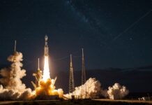 Vega-C : l’Europe lance ses satellites FLEX et Sentinel-3C depuis Kourou Fusée Vega-C au décollage depuis le port spatial de Kourou en Guyane