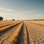 Météo-France confirme : septembre a été le deuxième mois le plus chaud jamais enregistré en France Champ français desséché sous une chaleur tardive illustrant la sécheresse de septembre