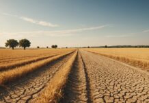 Météo-France confirme : septembre a été le deuxième mois le plus chaud jamais enregistré en France Champ français desséché sous une chaleur tardive illustrant la sécheresse de septembre