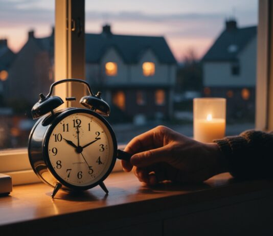 Changement d’heure 2026 : pourquoi ce passage à l’heure d’hiver est le plus précoce depuis 2020 Réveil analogique dont les aiguilles sont reculées au moment du changement d'heure d'hiver