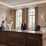 Journées France services : comment profiter de l’opération portes ouvertes près de chez vous Guichet d'accueil d'une maison France services avec un conseiller aidant un usager lors des journées portes ouvertes