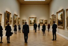 Mary Cassatt à Orsay : l’indépendante de l’impressionnisme enfin mise en lumière Intérieur de galerie de musée avec tableaux impressionnistes