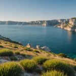 Marseille sacrée capitale française de la biodiversité : ce qui a convaincu le jury Littoral méditerranéen restauré près de Marseille, illustration générée par IA