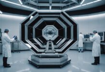 ELT : comment une usine française a poli le plus grand miroir de télescope du monde Segment de miroir hexagonal du télescope ELT en cours de polissage dans un atelier optique