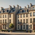 Taxe foncière : pourquoi la facture s’est envolée en vingt ans Illustration générée par IA : maisons françaises et hausse de la taxe foncière