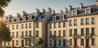 Taxe foncière : pourquoi la facture s’est envolée en vingt ans Illustration générée par IA : maisons françaises et hausse de la taxe foncière