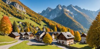 Vacances 2026 : la montagne gagne du terrain sur le littoral, mais pas encore à la Toussaint Paysage de montagne française en automne, destination tendance pour les vacances