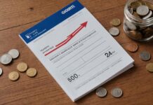 Livret A : vers une remontée du taux après la prochaine révision Livret d'épargne et pièces en euros symbolisant la révision du taux du Livret A