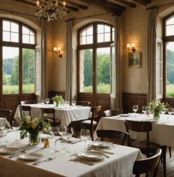 Un chef du Pas-de-Calais sacré meilleur restaurateur par ses pairs à l’international Table dressée dans un restaurant gastronomique français à l'ambiance chaleureuse